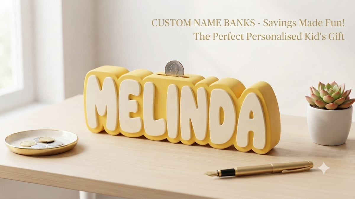 Custom Name Money Box