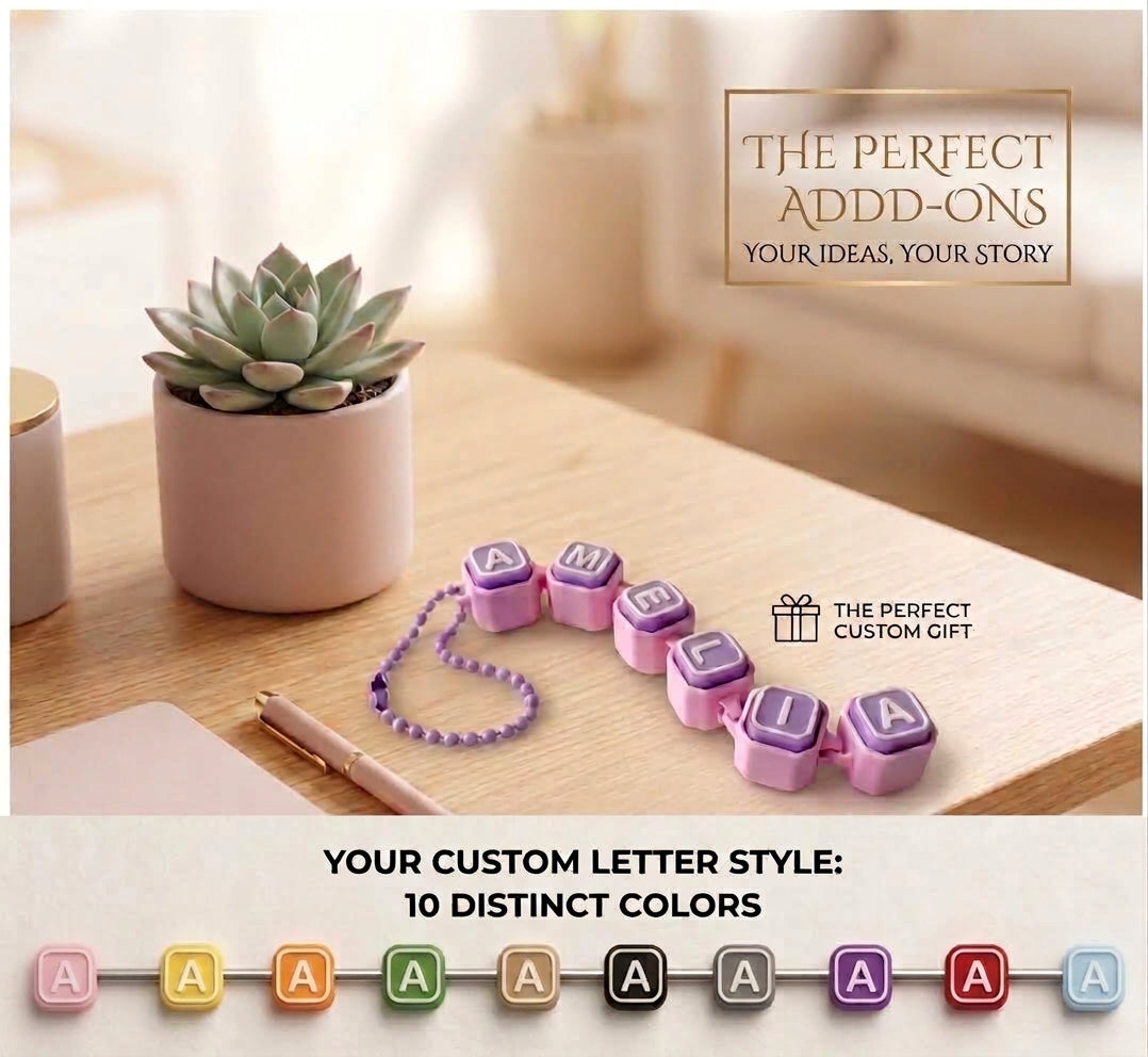 Custom name Keyboard Clicker Fidget Keychain